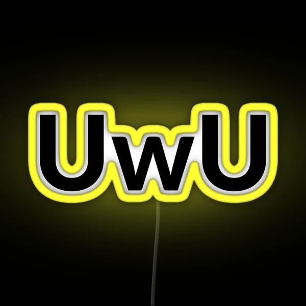 Uwu RGB Neon Sign