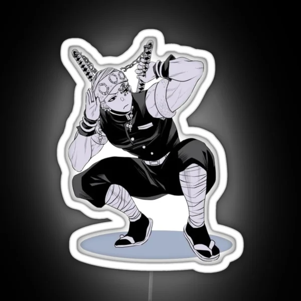 Uzui Double Swords RGB Neon Sign