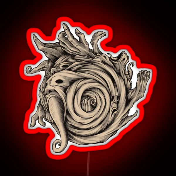 Uzumaki No Text RGB Neon Sign