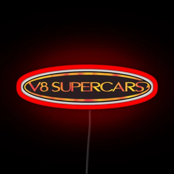 V8 Supercars RGB Neon Sign
