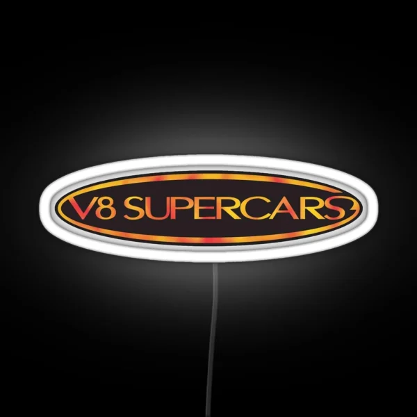 V8 Supercars RGB Neon Sign