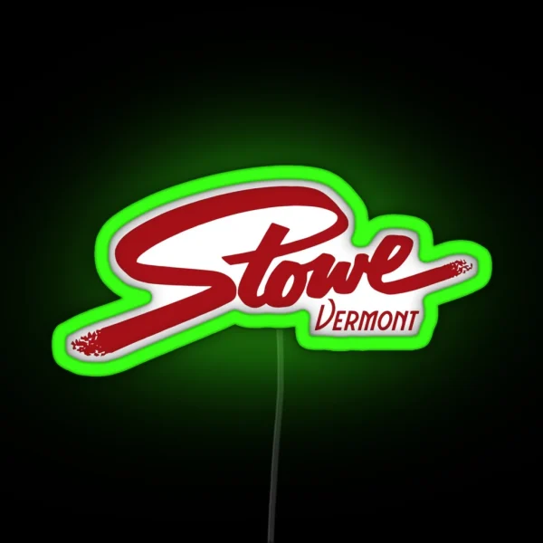 Vacation Winter Sports RGB Neon Sign