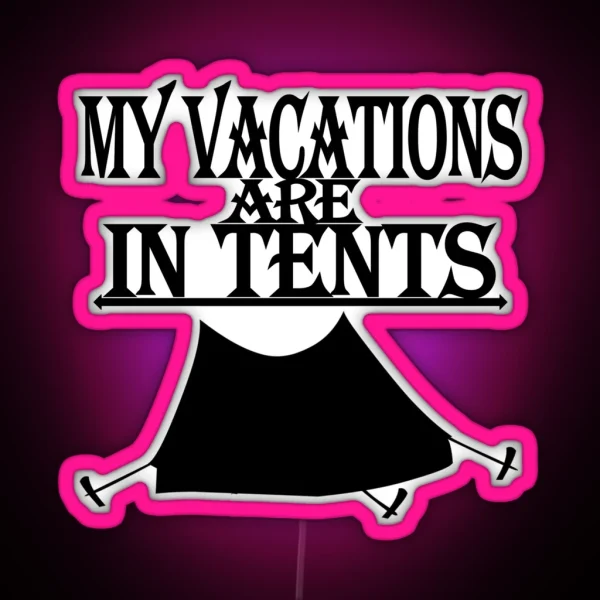 Vacations Can Be Intense RGB Neon Sign
