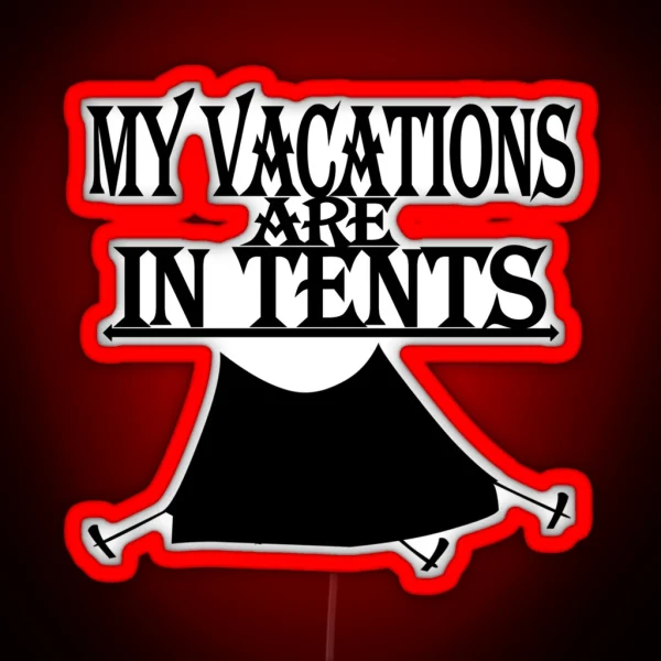 Vacations Can Be Intense RGB Neon Sign