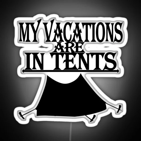 Vacations Can Be Intense RGB Neon Sign