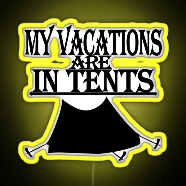 Vacations Can Be Intense RGB Neon Sign