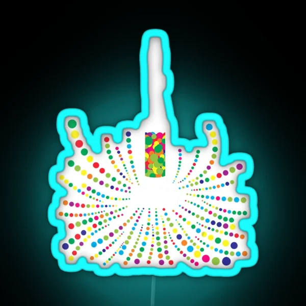 Vacuum Cleanup RGB Neon Sign