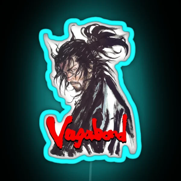 Vagabond Classic Manga Miyamoto Musashi RGB Neon Sign