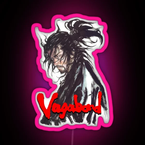 Vagabond Classic Manga Miyamoto Musashi RGB Neon Sign