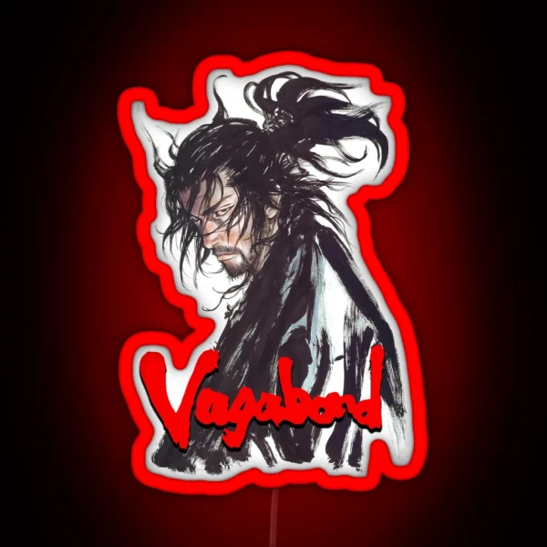 Vagabond Classic Manga Miyamoto Musashi RGB Neon Sign