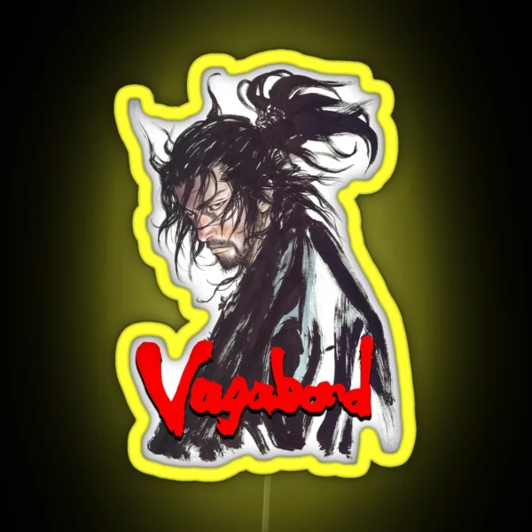Vagabond Classic Manga Miyamoto Musashi RGB Neon Sign
