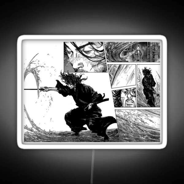 Vagabond Manga Panel RGB Neon Sign