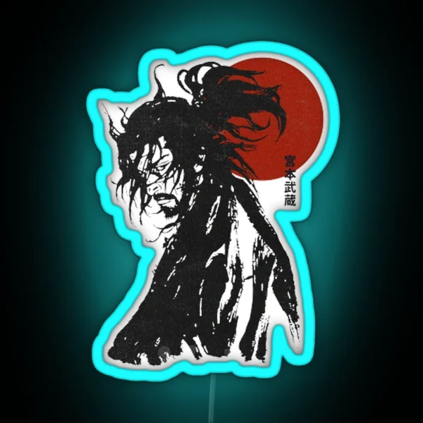 VAGABOND MIYAMOTO MUSASHI RGB Neon Sign