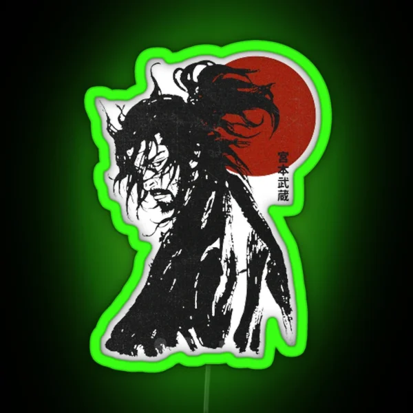 VAGABOND MIYAMOTO MUSASHI RGB Neon Sign