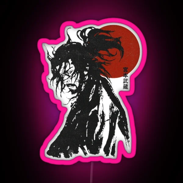 VAGABOND MIYAMOTO MUSASHI RGB Neon Sign