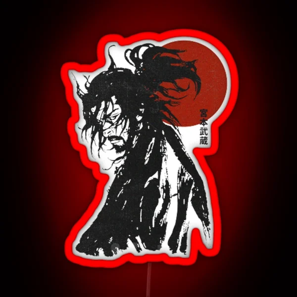 VAGABOND MIYAMOTO MUSASHI RGB Neon Sign