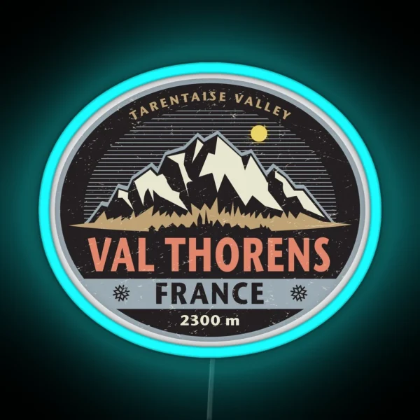 Val Thorens France RGB Neon Sign