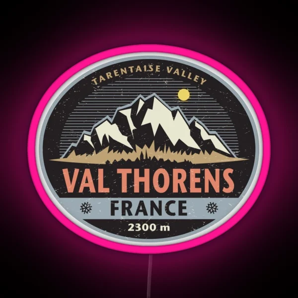 Val Thorens France RGB Neon Sign