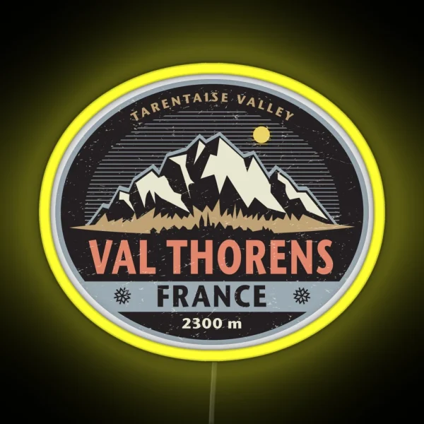 Val Thorens France RGB Neon Sign