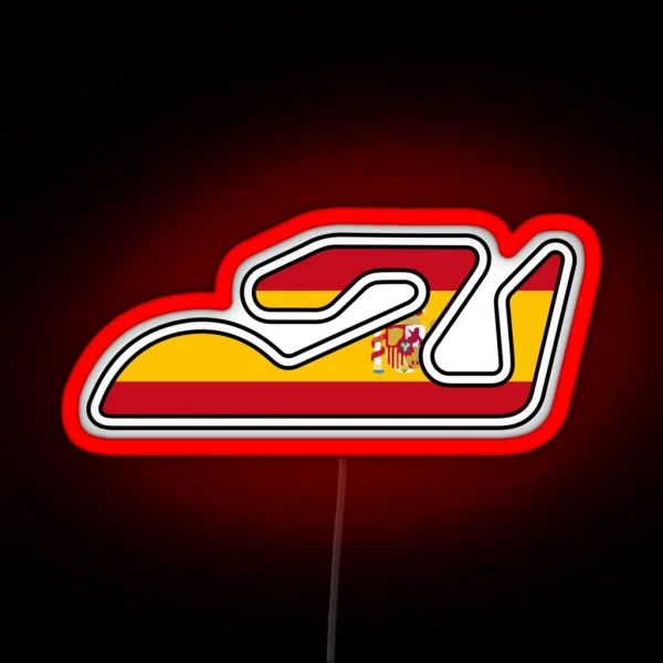 Valencia Motogp Spain Circuit Track Led RGB Neon Sign