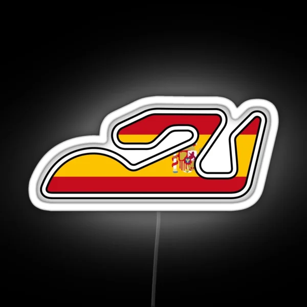 Valencia Motogp Spain Circuit Track Led RGB Neon Sign
