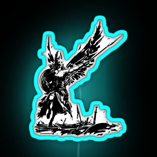 Valhalla Valkyrie RGB Neon Sign