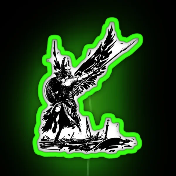 Valhalla Valkyrie RGB Neon Sign