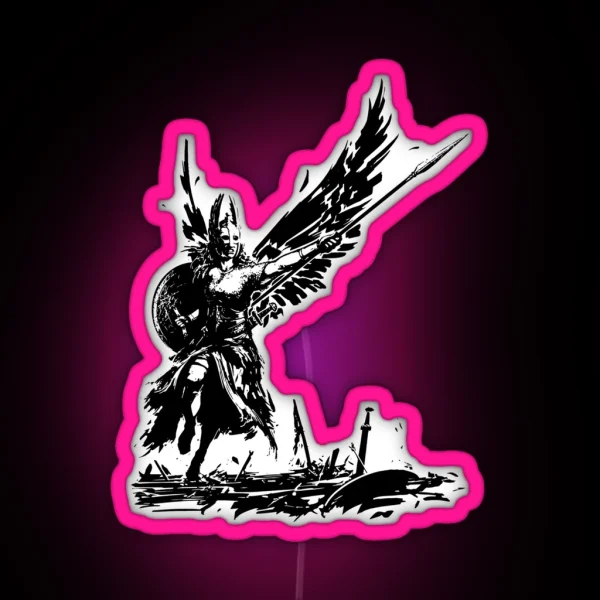 Valhalla Valkyrie RGB Neon Sign