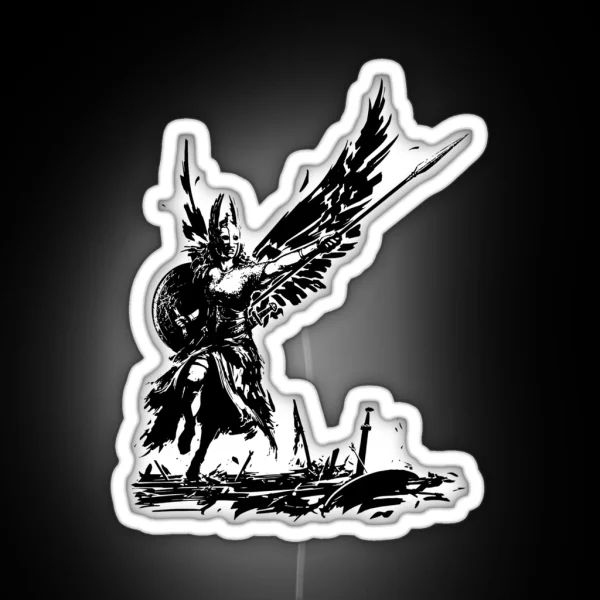 Valhalla Valkyrie RGB Neon Sign