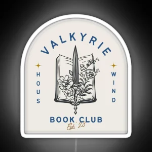 Valkyrie Book Club ACOTAR Merch Led RGB Neon Sign