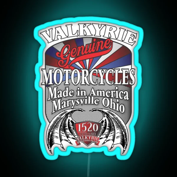 Valkyrie Made In America RGB Neon Sign