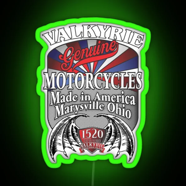 Valkyrie Made In America RGB Neon Sign