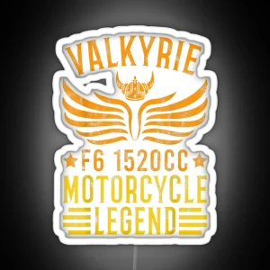 Valkyrie Motorcycle F6 RGB Neon Sign