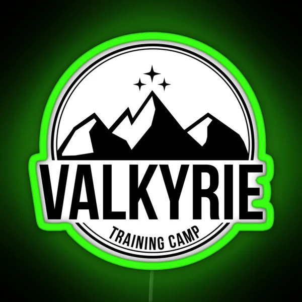 Valkyrie Training Camp RGB Neon Sign