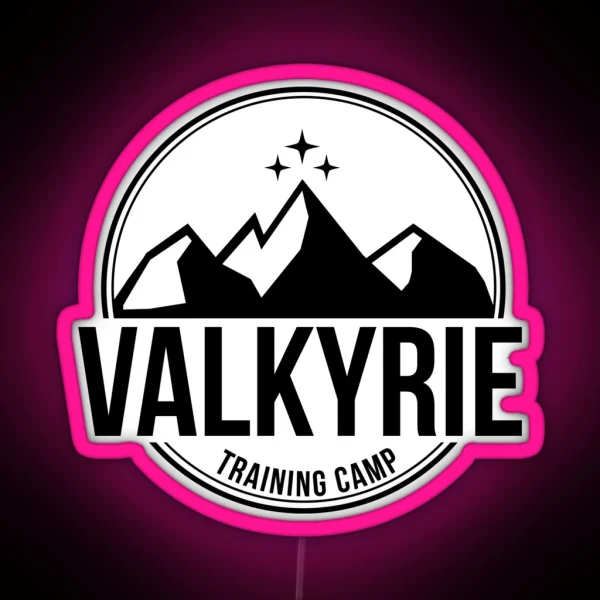 Valkyrie Training Camp RGB Neon Sign
