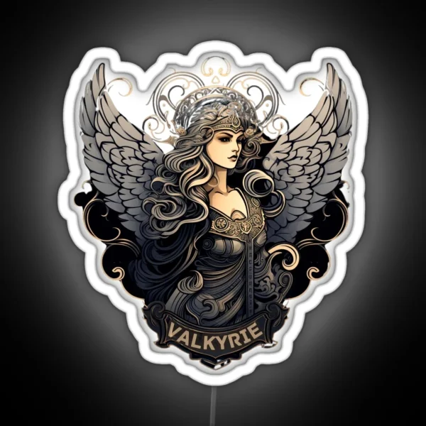 Valkyrie Warrior Maiden RGB Neon Sign