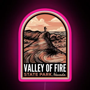 Valley Of Fire State Park NV RGB Neon Sign