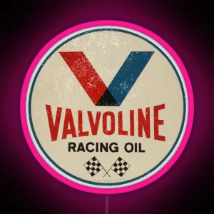 Valvoline Racing Sign RGB Neon Sign