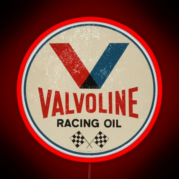 Valvoline Racing Sign RGB Neon Sign