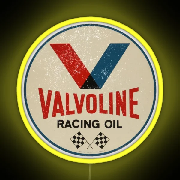 Valvoline Racing Sign RGB Neon Sign