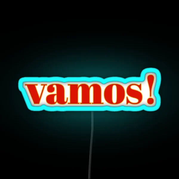 Vamos Sainz RGB Neon Sign