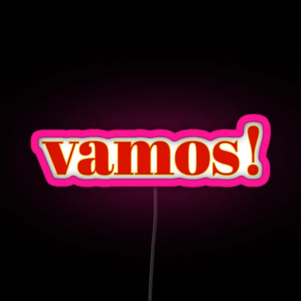 Vamos Sainz RGB Neon Sign