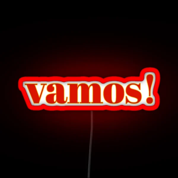 Vamos Sainz RGB Neon Sign