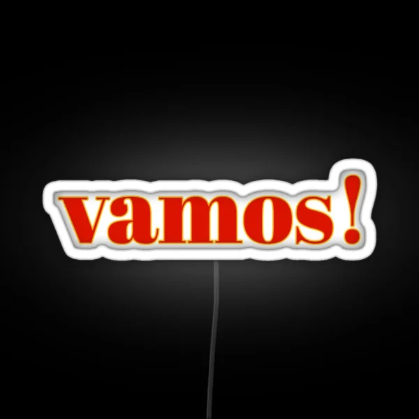 Vamos Sainz RGB Neon Sign