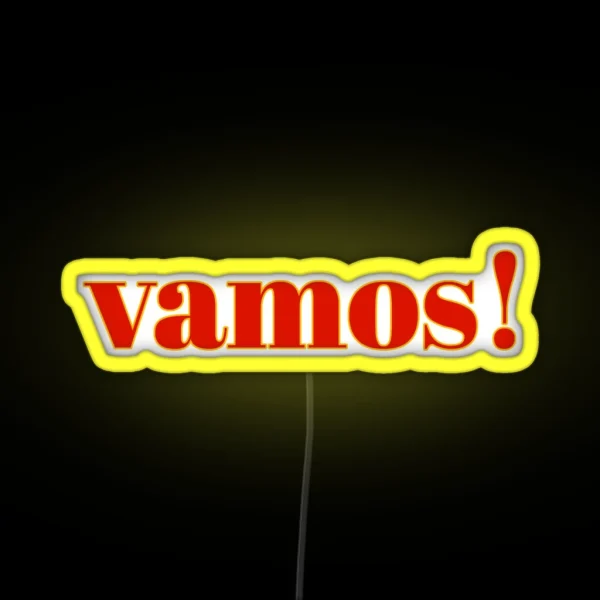 Vamos Sainz RGB Neon Sign