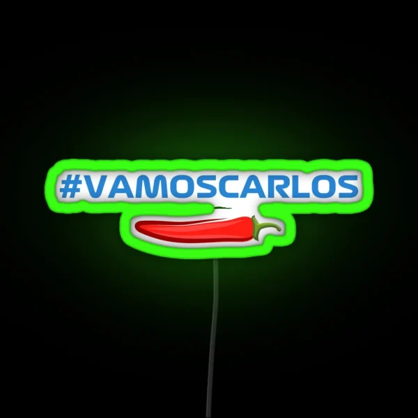 VAMOSCARLOS RGB Neon Sign