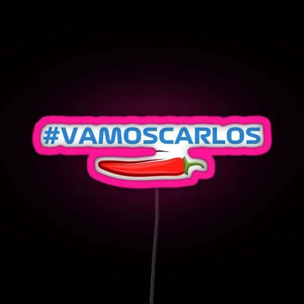 VAMOSCARLOS RGB Neon Sign