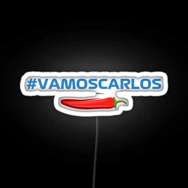 VAMOSCARLOS RGB Neon Sign
