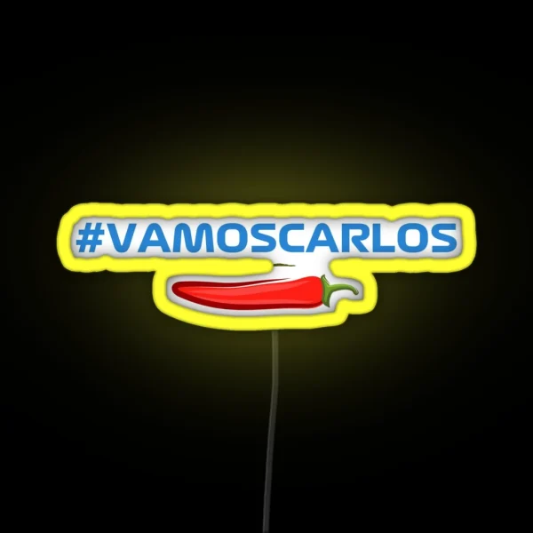 VAMOSCARLOS RGB Neon Sign