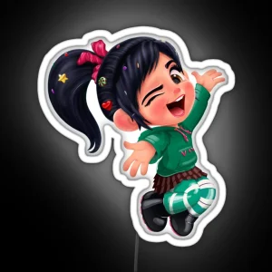 Vanellope Got This Glitchen Feeling RGB Neon Sign